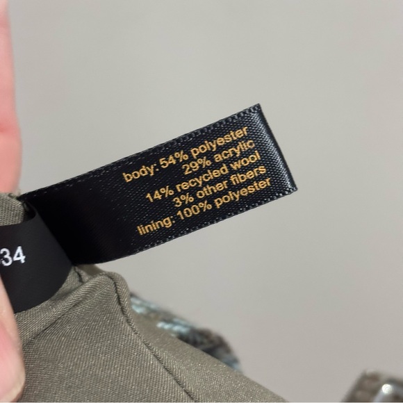 Outback Red Wool Mini Skirt - Blue & Green Tweed - Picture 9 of 10